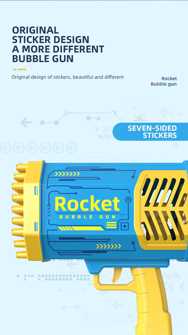 Automatic Blower Bubble Machine Gun