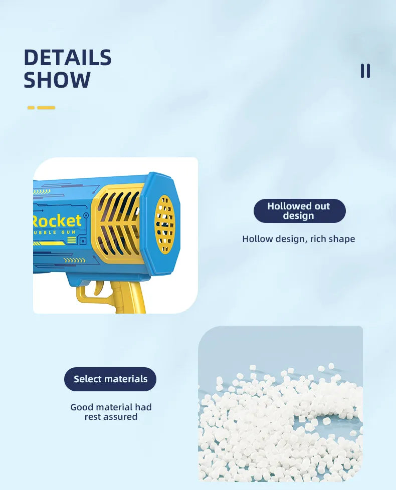 Automatic Blower Bubble Machine Gun