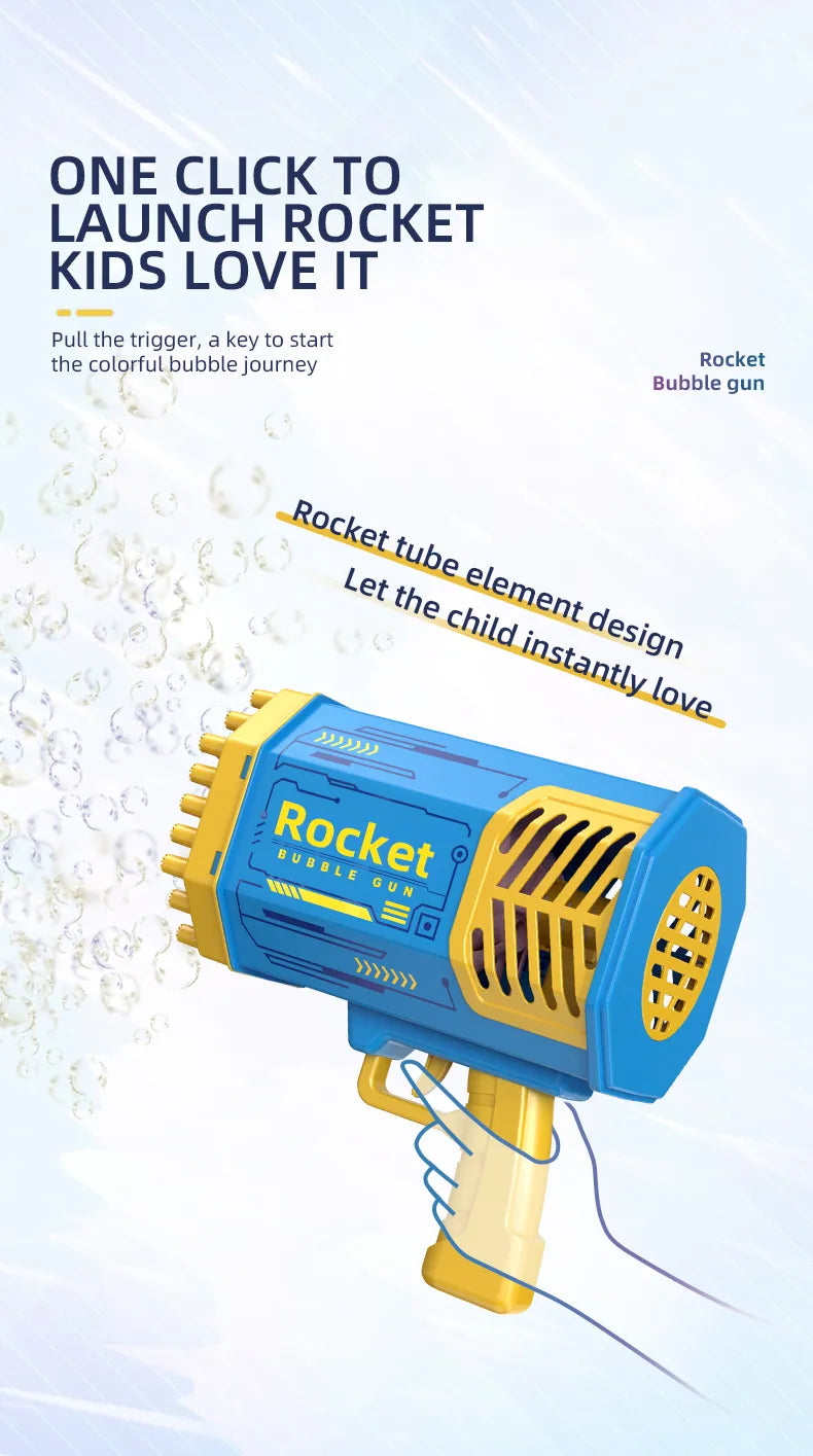 Automatic Blower Bubble Machine Gun