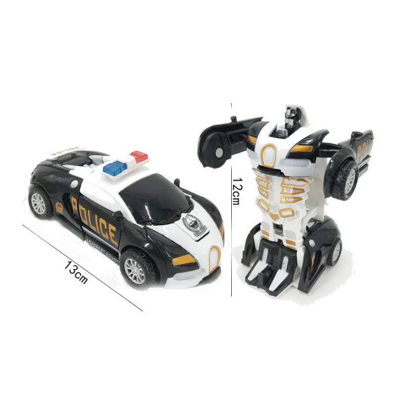 One-key Automatic Transform Robot Car