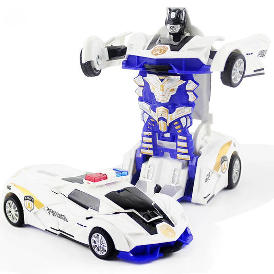 One-key Automatic Transform Robot Car