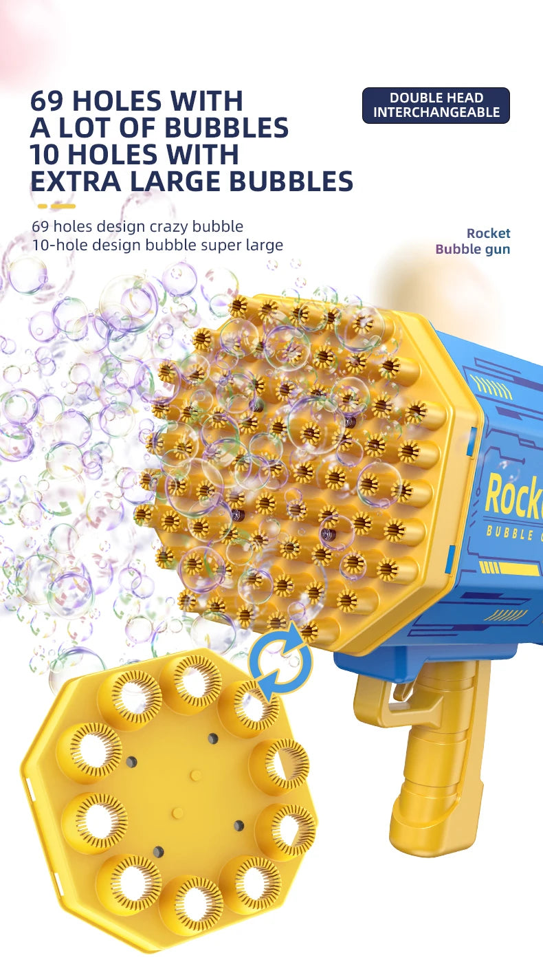 Automatic Blower Bubble Machine Gun